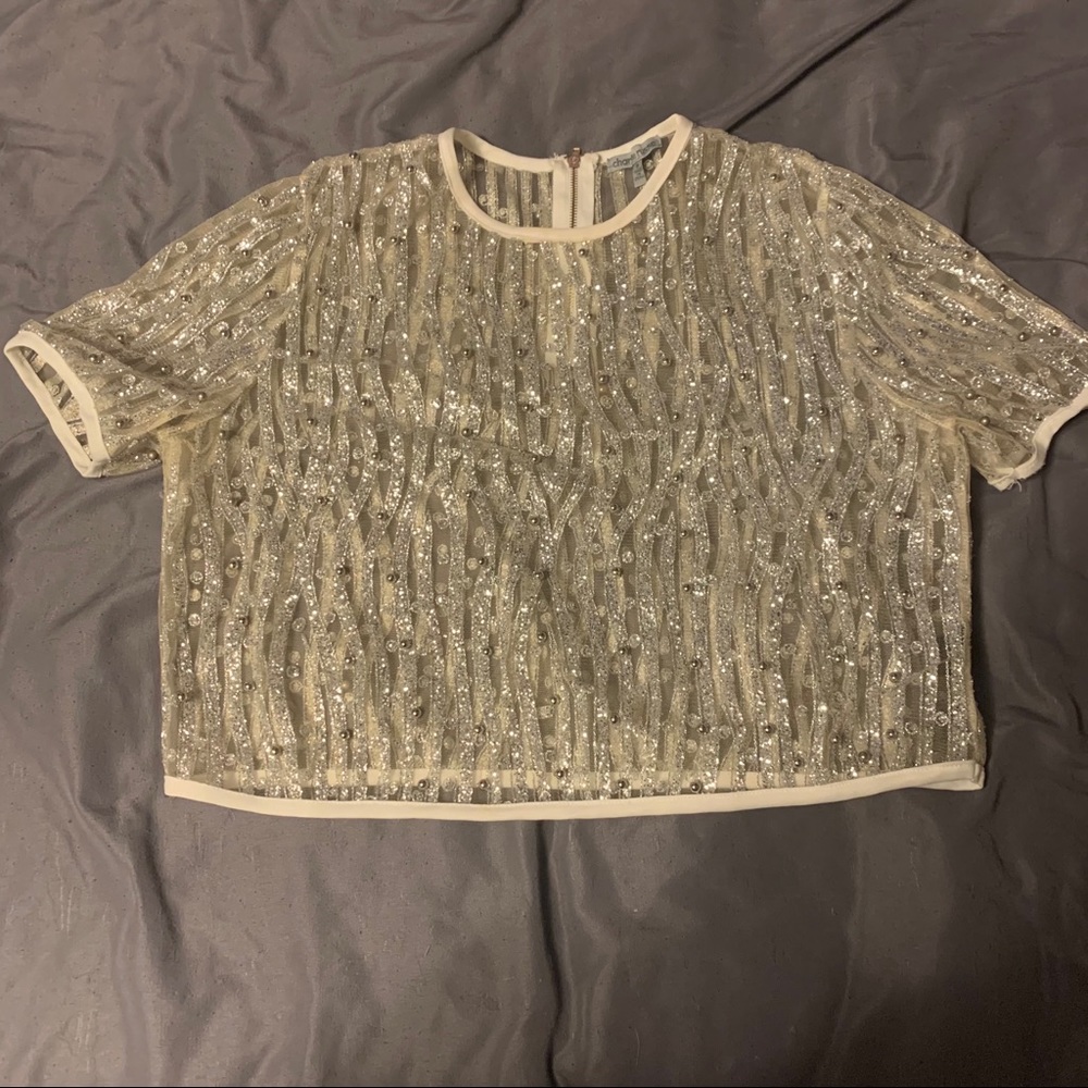 dressy sparkly top,